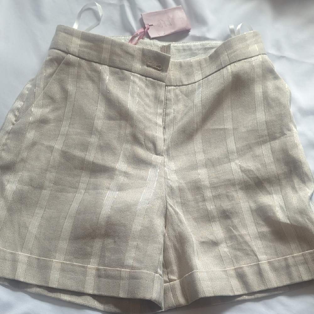 Linen Striped Shorts Ted Baker